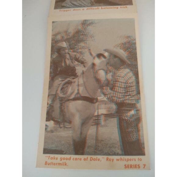 Roy Rogers, Dale Evans, Trigger & More 3D Series 7-4 images - Post Sugar Crisp - Picture 3 of 6